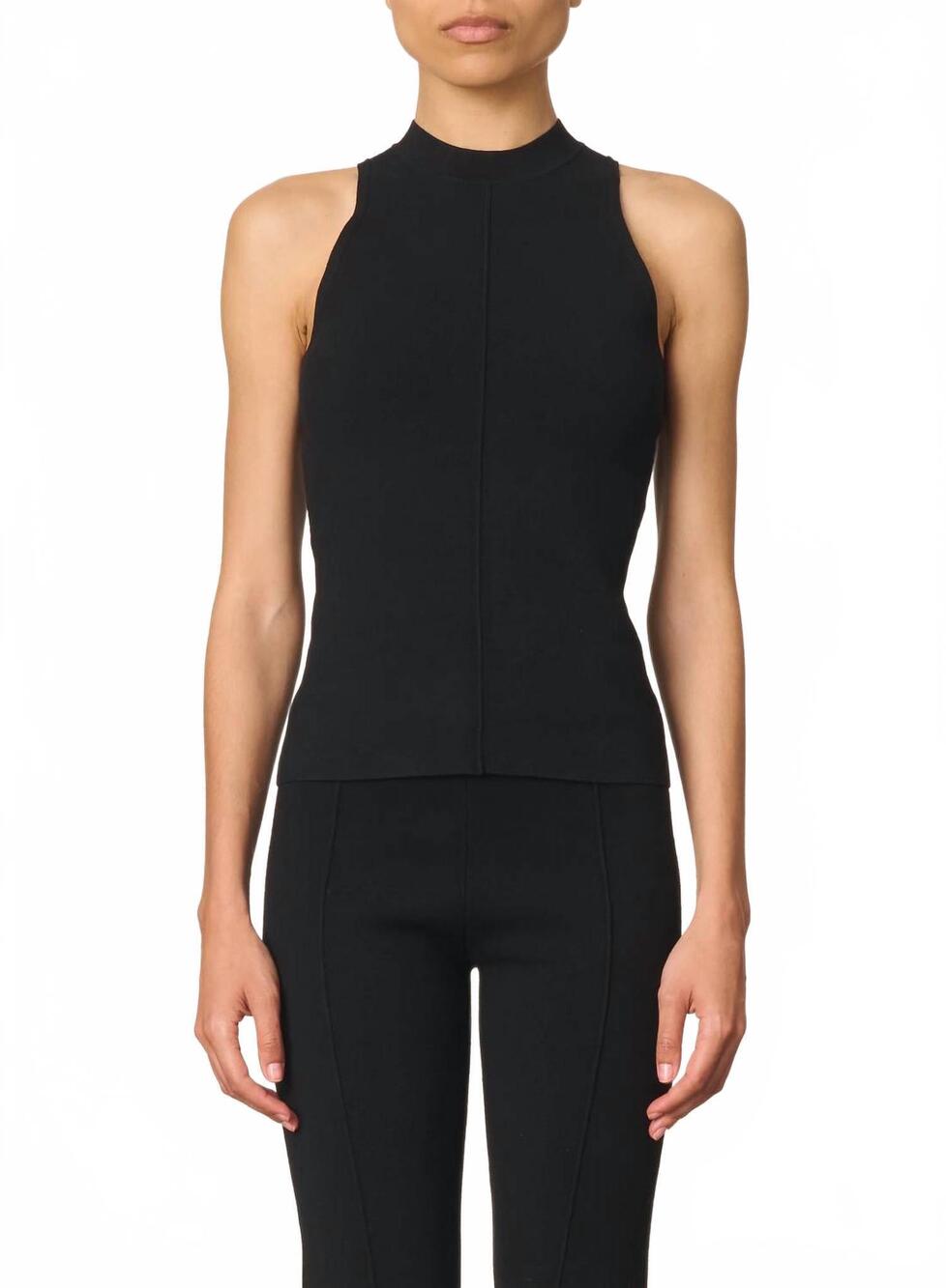 NEW VANESSABRUNO galetee knit top in black